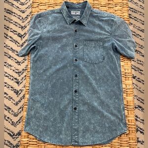 Billabong Faded Blue Casual Button Down Shirt